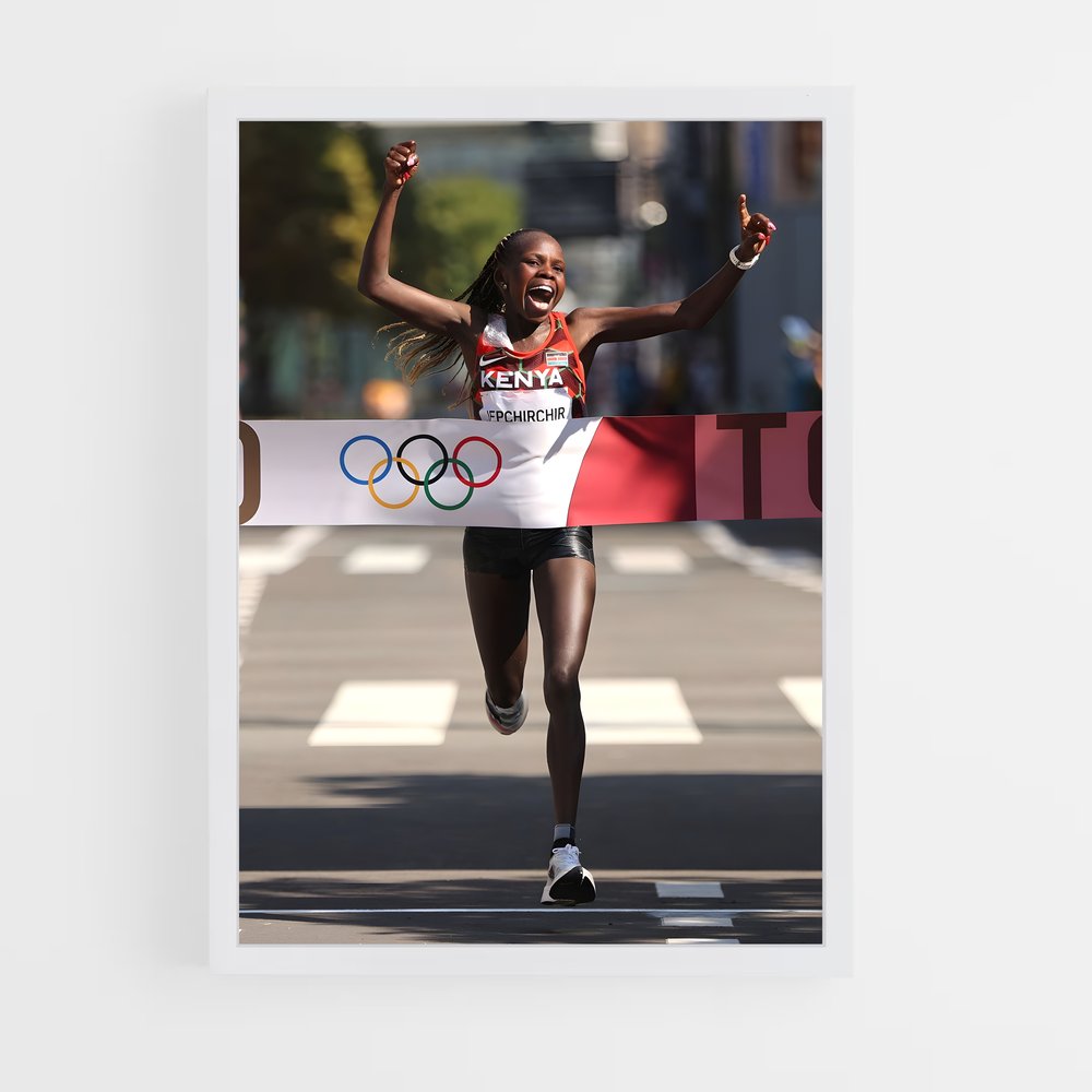 Poster Piste de la Victoire – affiche Athlétisme (vue 3)